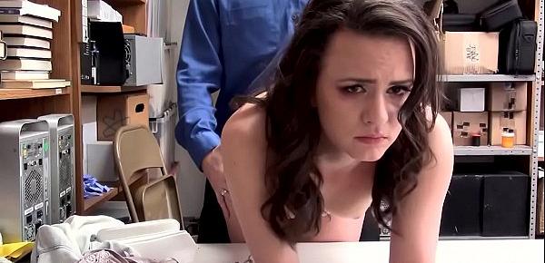  Fucking a Bitch Thief at Office - Teenrobbers.com